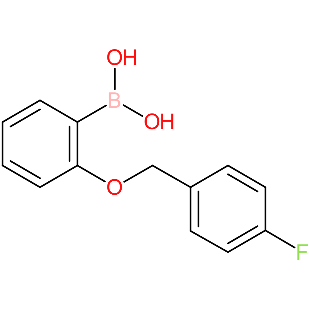 2-(4′-fluorobenzyloxy)phenylboronic acid