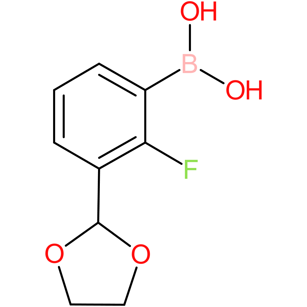 [3-(1,3-dioxolan-2-yl)-2-fluorophenyl]boronic acid