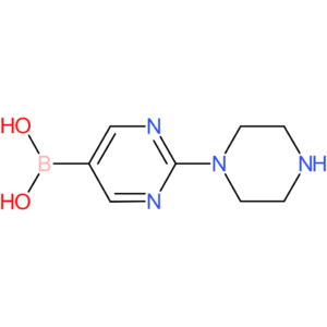 (2-piperazin-1-ylpyrimidin-5-yl)boronic acid