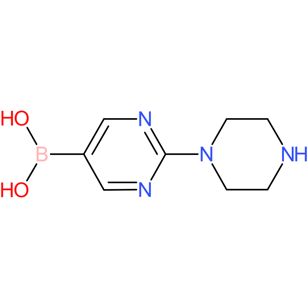 (2-piperazin-1-ylpyrimidin-5-yl)boronic acid