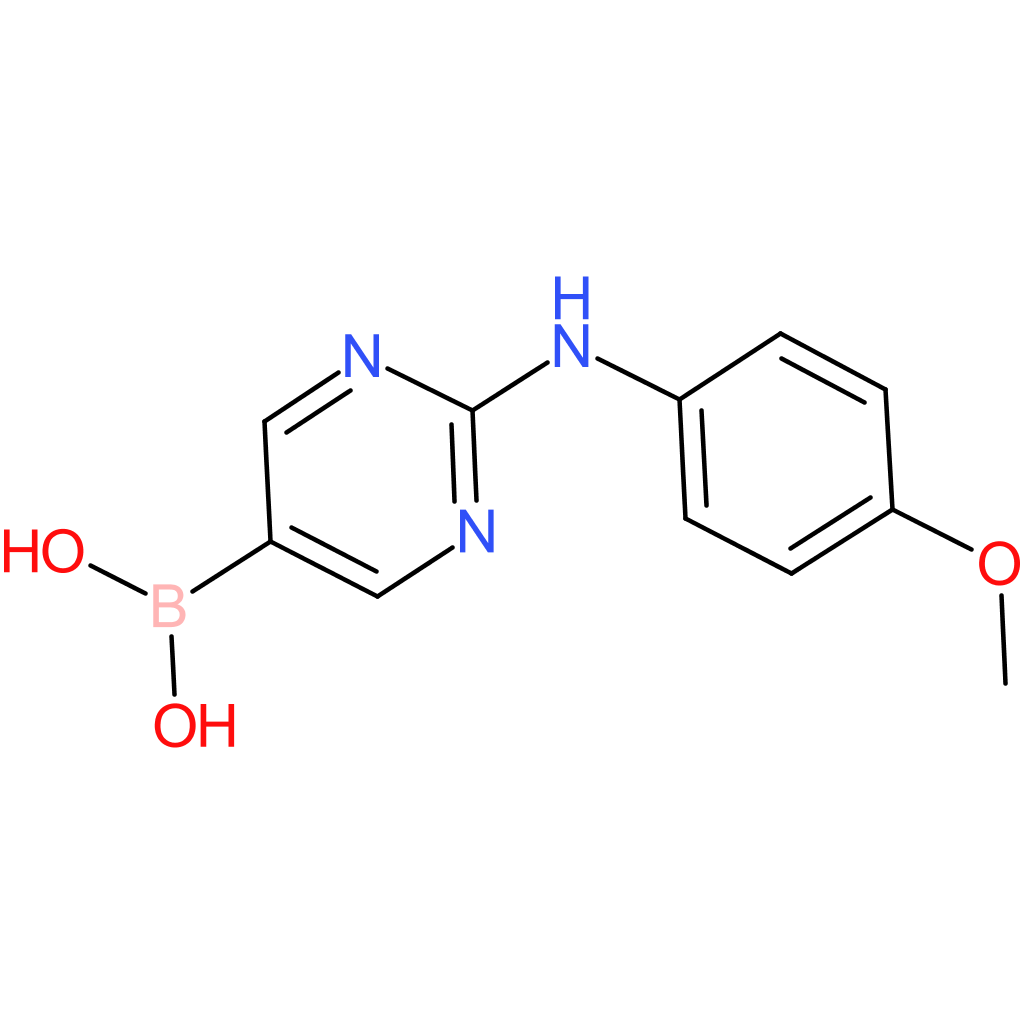 (2-[(4-methoxyphenyl)amino]pyrimidin-5-yl)boronic acid