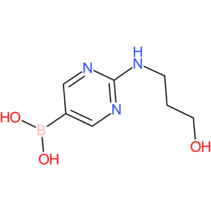 (2-[(3-hydroxypropyl)amino]pyrimidin-5-yl)boronic acid