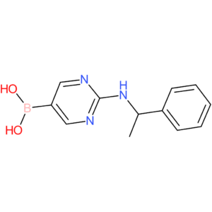 (2-[(1-phenylethyl)amino]pyrimidin-5-yl)boronic acid