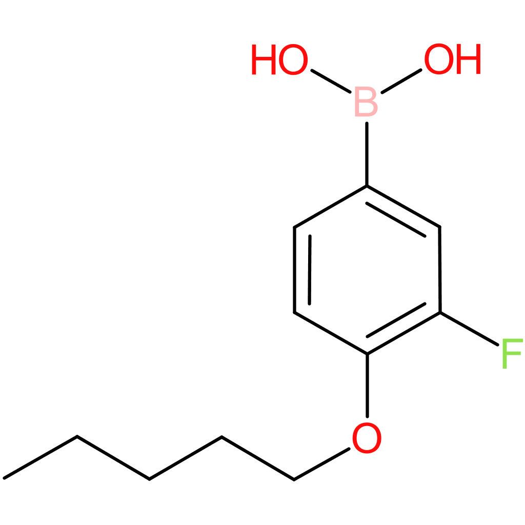 4-pentyloxy-3-fluorophenylboronic acid