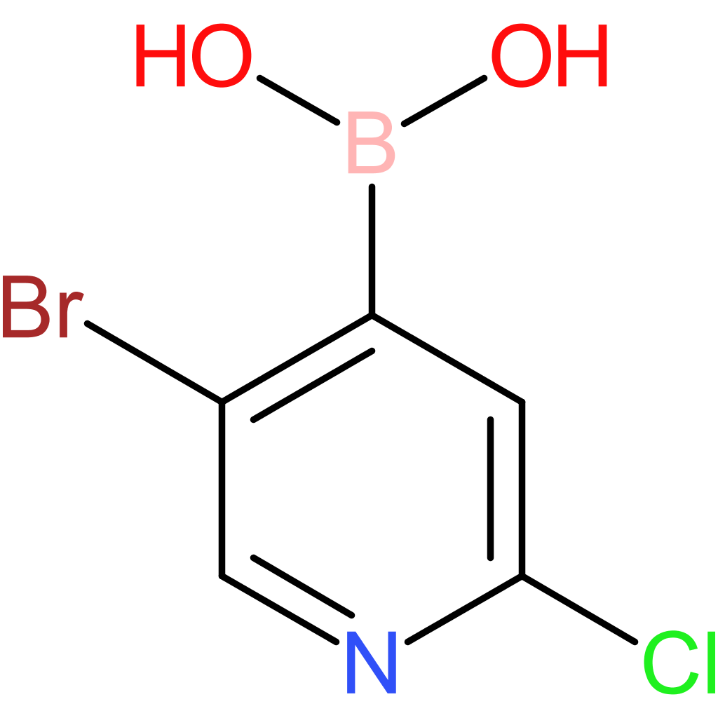5-bromo-2-chloropyridine-4-boronic acid