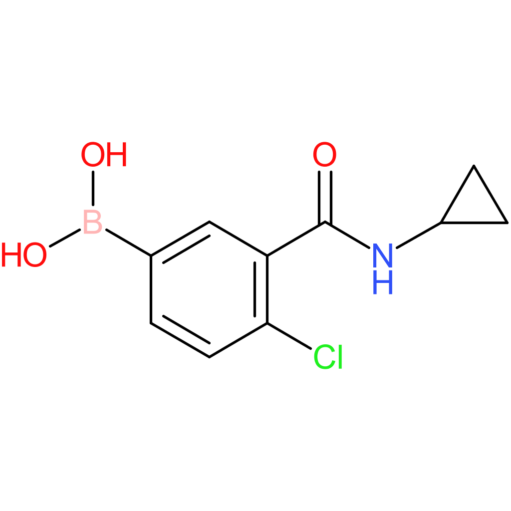 4-chloro-3-(cyclopropylcarbamoyl)phenylboronic acid