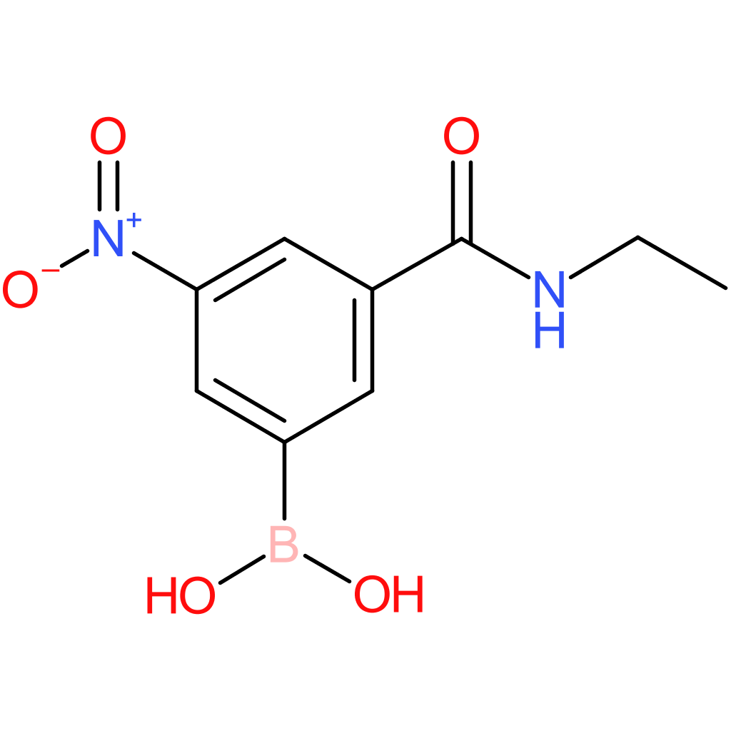 3-(ethylcarbamoyl)-5-nitrophenylboronic acid