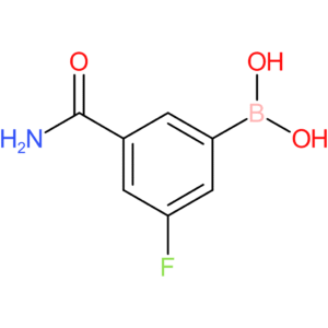 3-carbamoyl-5-fluorophenylboronic acid