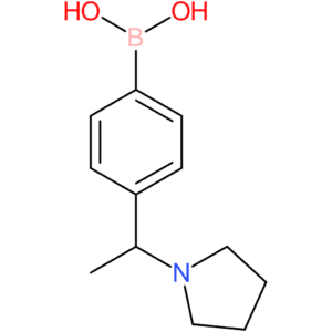[4-(1-pyrrolidin-1-ylethyl)phenyl]boronic acid