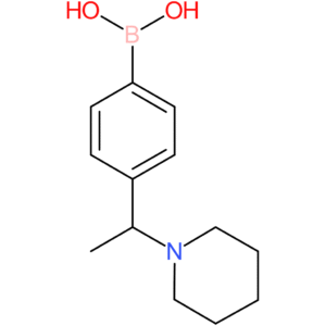 [4-(1-piperidin-1-ylethyl)phenyl]boronic acid