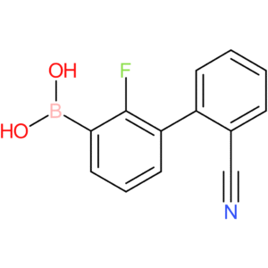 2′-cyano-2-fluorobiphenyl-3-ylboronic acid
