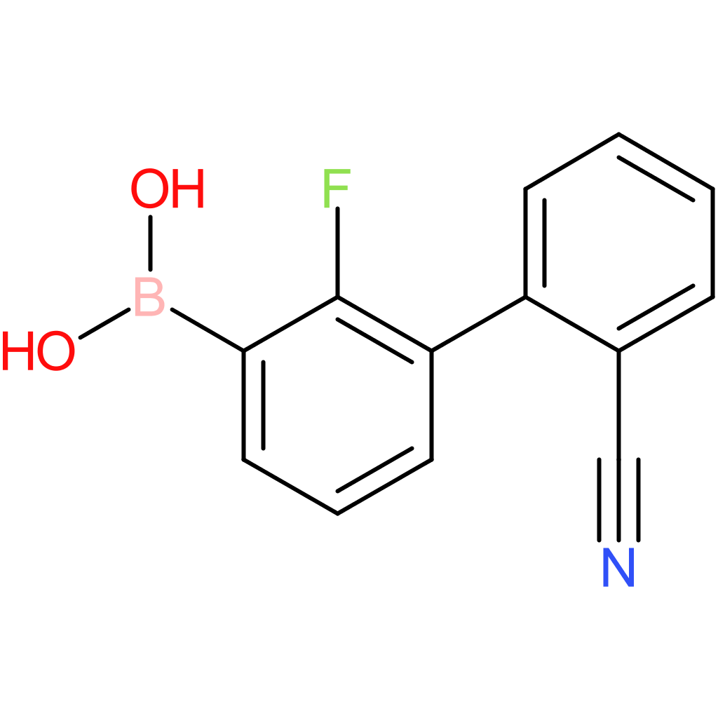 2′-cyano-2-fluorobiphenyl-3-ylboronic acid