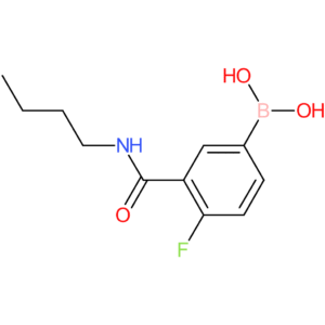 3-(n-butylcarbamoyl)-4-fluorophenylboronic acid