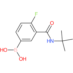 3-(tert-butylcarbamoyl)-4-fluorophenylboronic acid