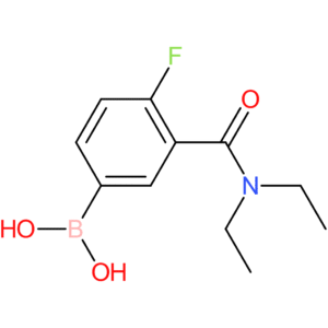 3-(diethylcarbamoyl)-4-fluorophenylboronic acid