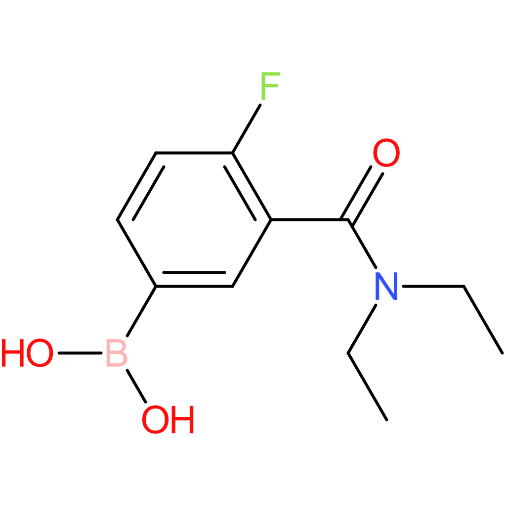 3-(diethylcarbamoyl)-4-fluorophenylboronic acid