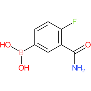 3-carbamoyl-4-fluorophenylboronic acid