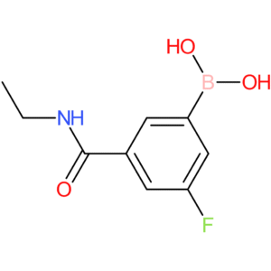 5-(ethylcarbamoyl)-3-fluorophenylboronic acid