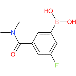 5-(dimethylcarbamoyl)-3-fluorophenylboronic acid