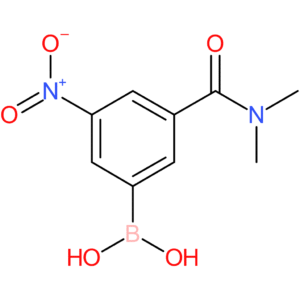 3-(dimethylcarbamoyl)-5-nitrophenylboronic acid