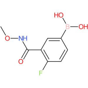 (4-fluoro-3-(methoxycarbamoyl)phenyl)boronic acid