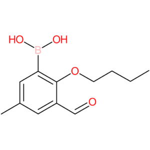 2-butoxy-3-formyl-5-methylphenylboronic acid