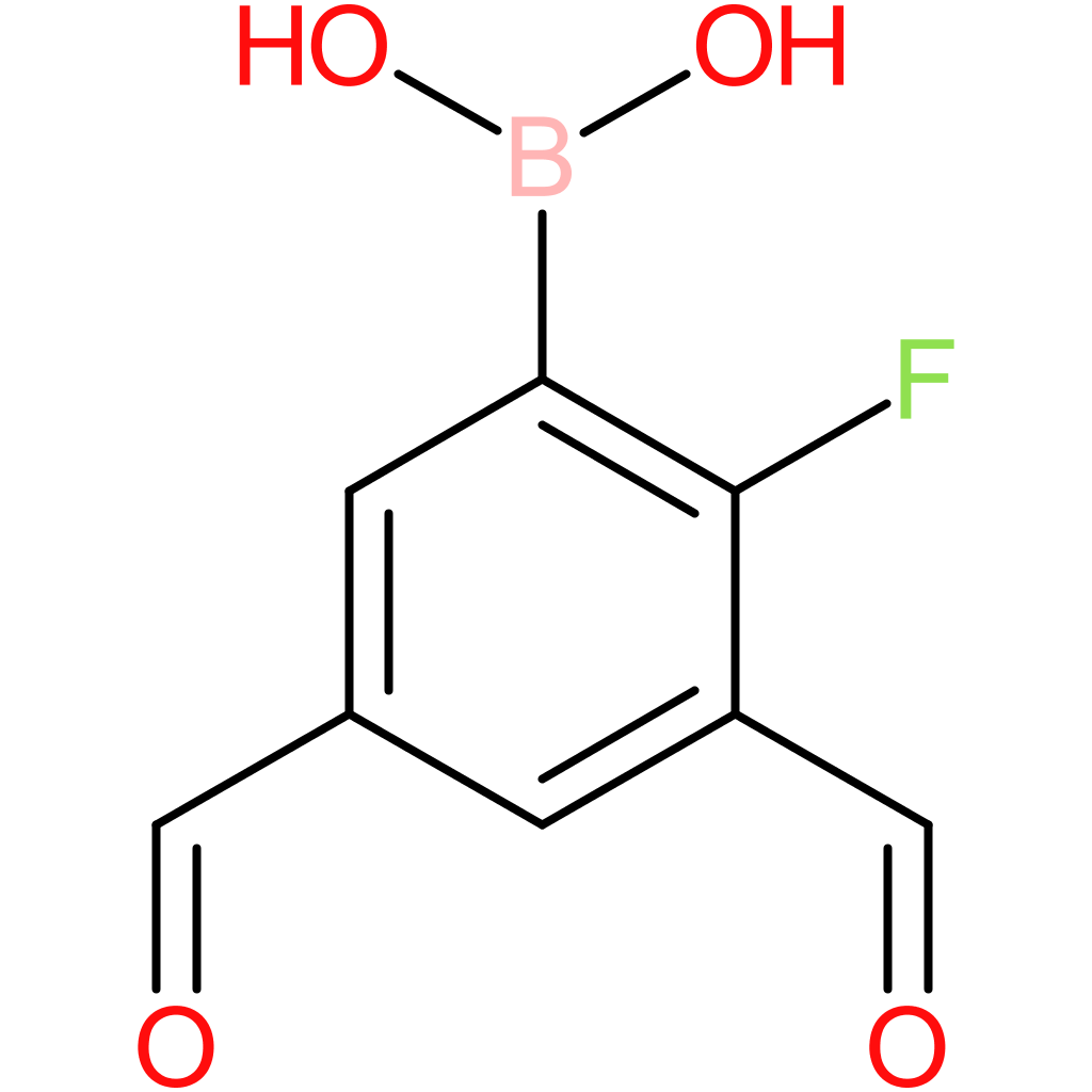 2-fluoro-3,5-diformylphenylboronic acid