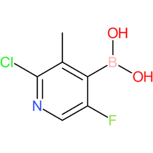 (2-chloro-5-fluoro-3-methylpyridin-4-yl)boronic acid