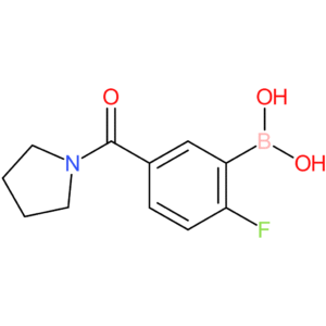 2-fluoro-5-(pyrrolidine-1-carbonyl)phenylboronic acid