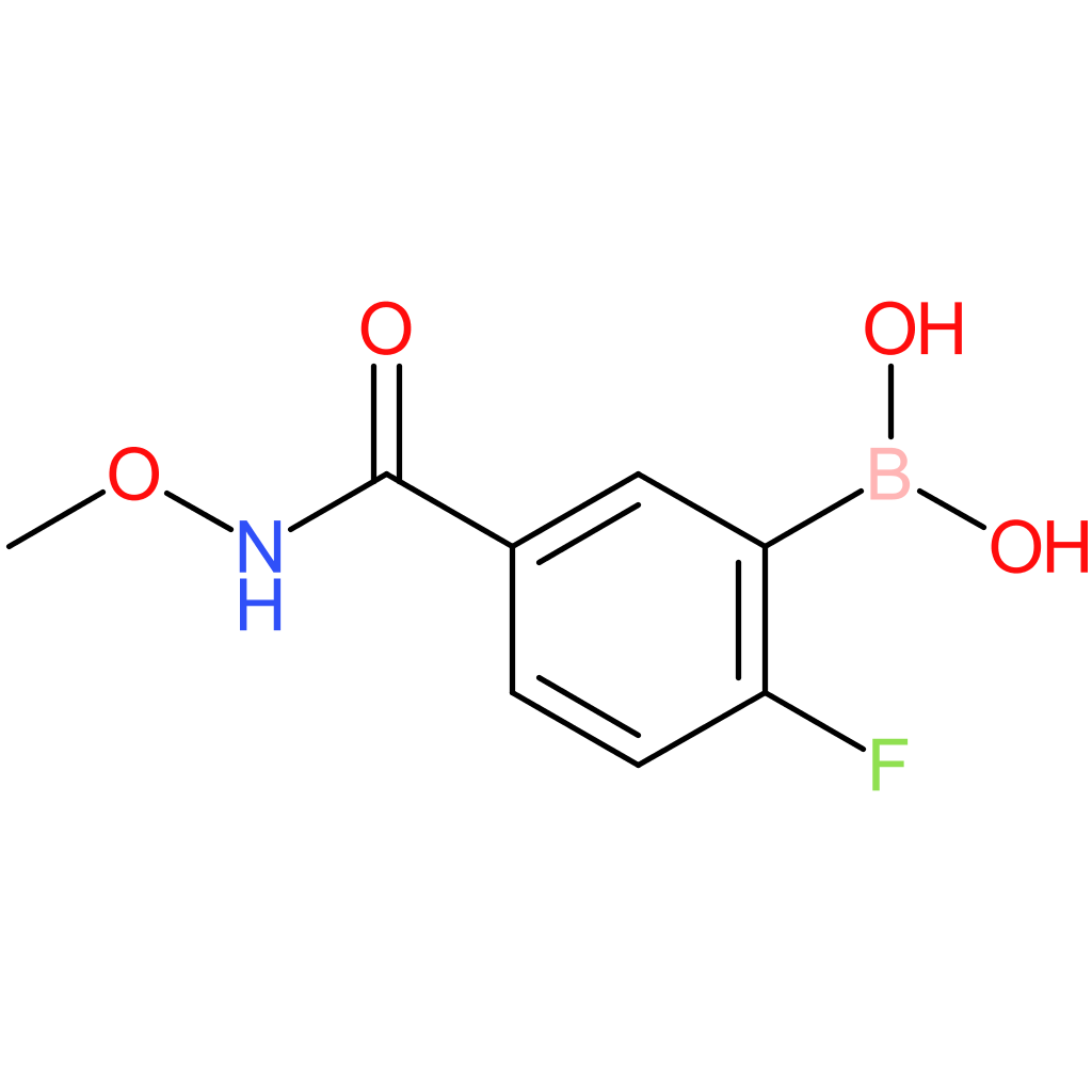 2-fluoro-5-(methoxycarbamoyl)benzeneboronic acid
