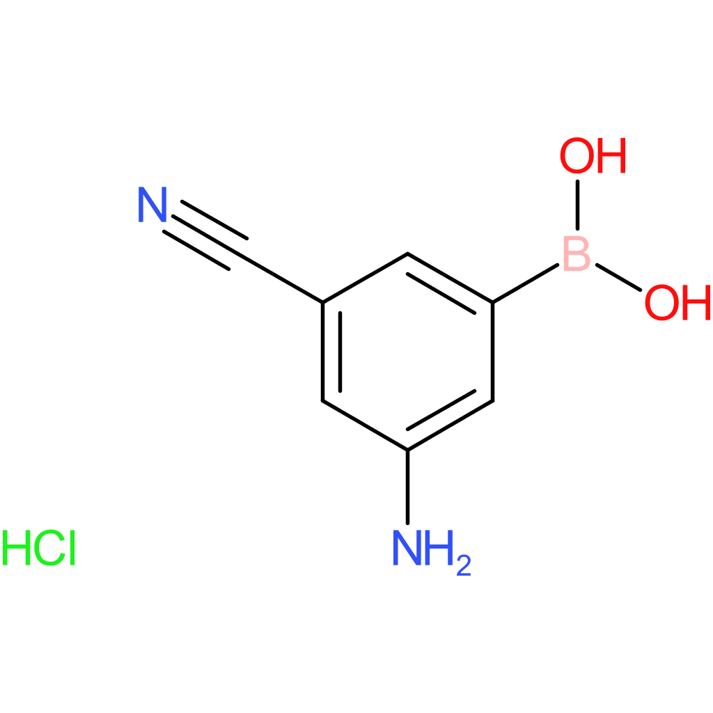 3-amino-5-cyanobenzeneboronic acid hydrochloride