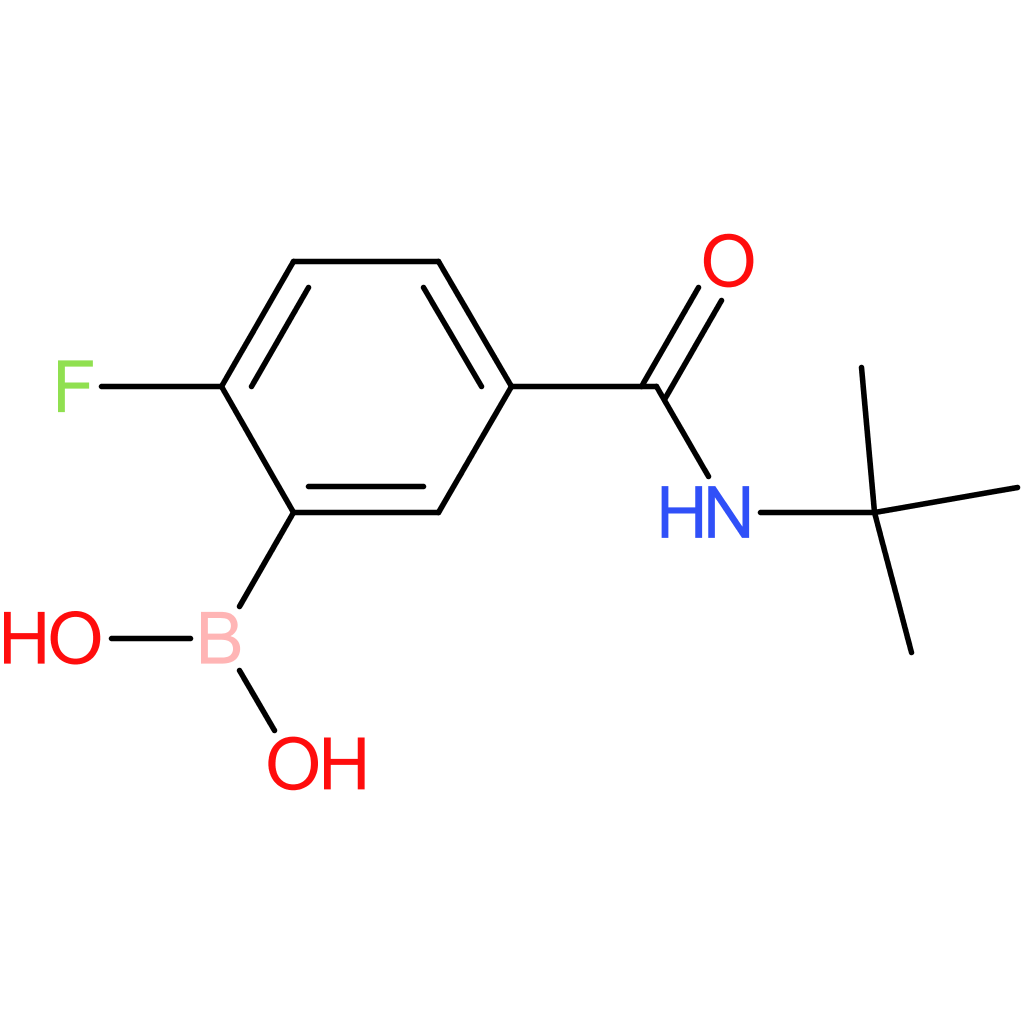 (5-(tert-butylcarbamoyl)-2-fluorophenyl)boronic acid