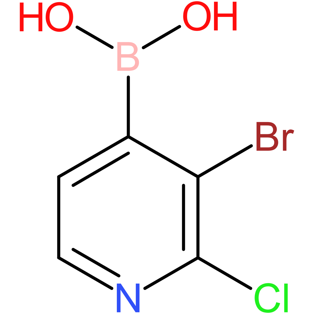 3-bromo-2-chloropyridine-4-boronic acid