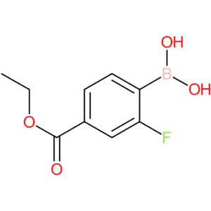 2-fluoro-4-ethoxycarbonylphenylboronic acid