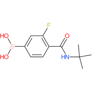 (4-(tert-butylcarbamoyl)-3-fluorophenyl)boronic acid