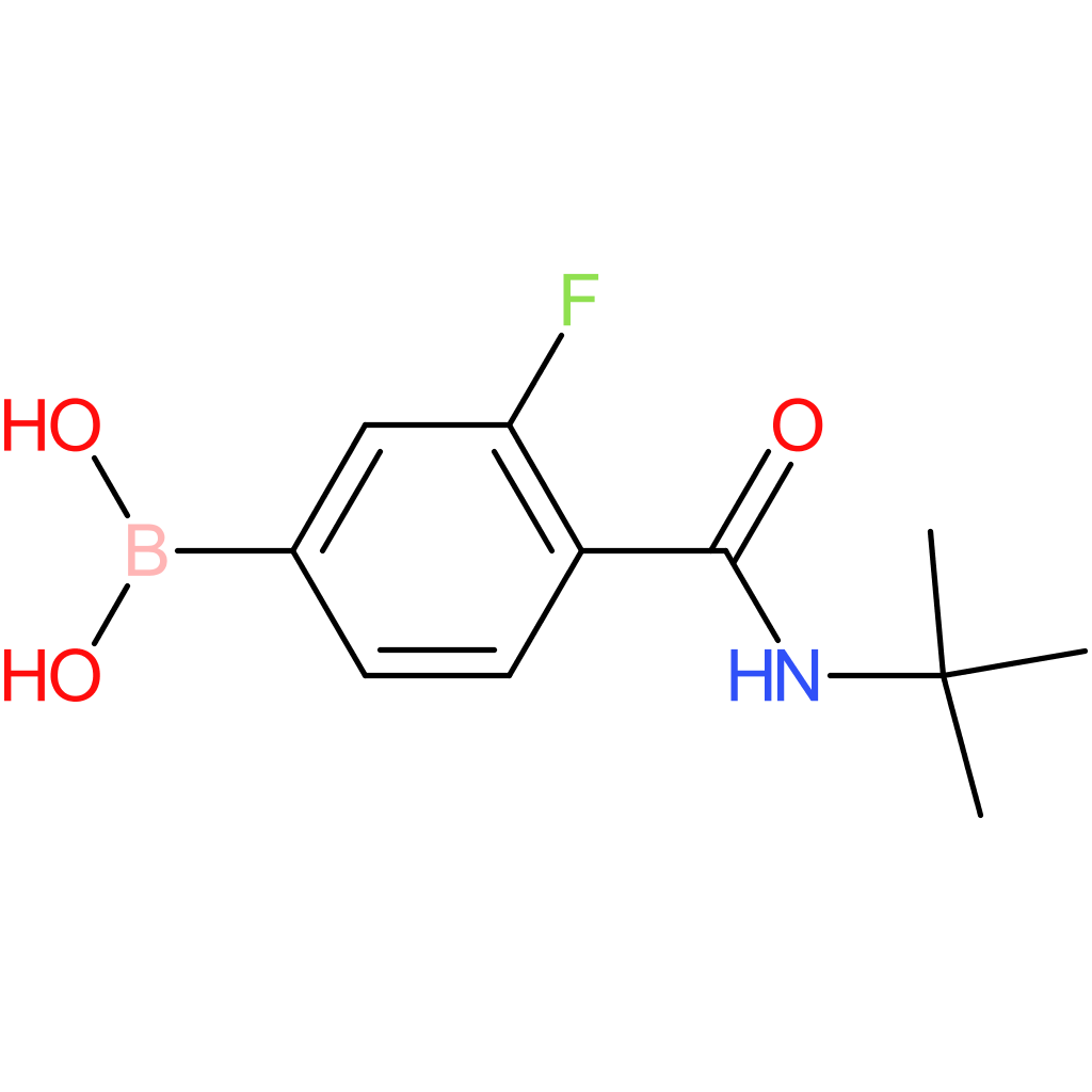 (4-(tert-butylcarbamoyl)-3-fluorophenyl)boronic acid