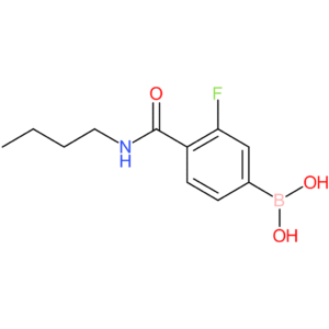 n-butyl 4-borono-2-fluorobenzamide