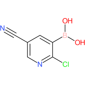 2-chloro-5-cyanopyridine-3-boronic acid