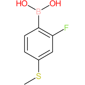 4-borono-3-fluorothioanisole