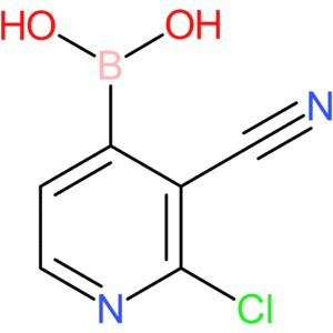 2-chloro-3-cyanopyridine-4-boronic acid
