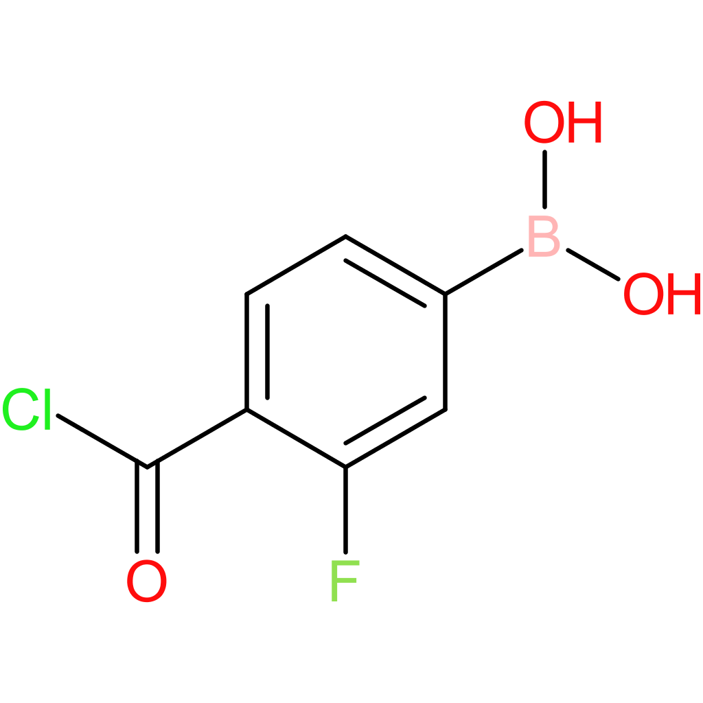 4-chlorocarbonyl-3-fluorophenylboronic acid