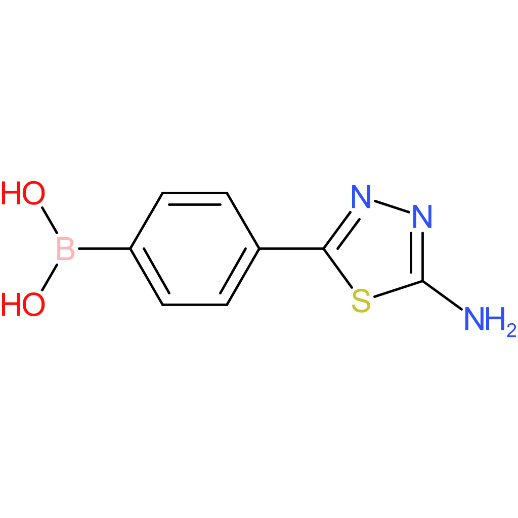 4-(5-amino-1,3,4-thiadiazol-2-yl)phenylboronic acid