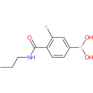 (3-fluoro-4-(propylcarbamoyl)phenyl)boronic acid