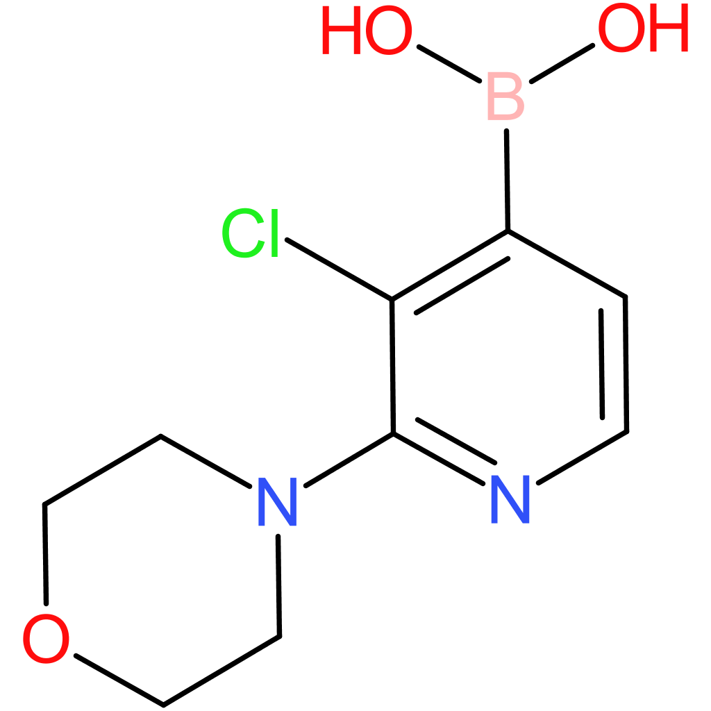 (3-chloro-2-morpholinopyridin-4-yl)boronic acid