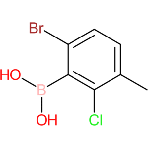 6-bromo-2-chloro-3-methylphenylboronic acid