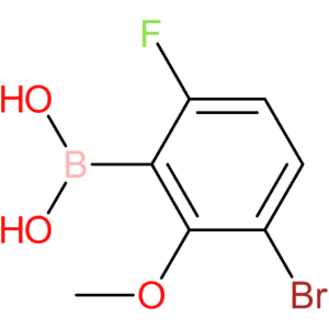 3-bromo-6-fluoro-2-methoxyphenylboronic acid