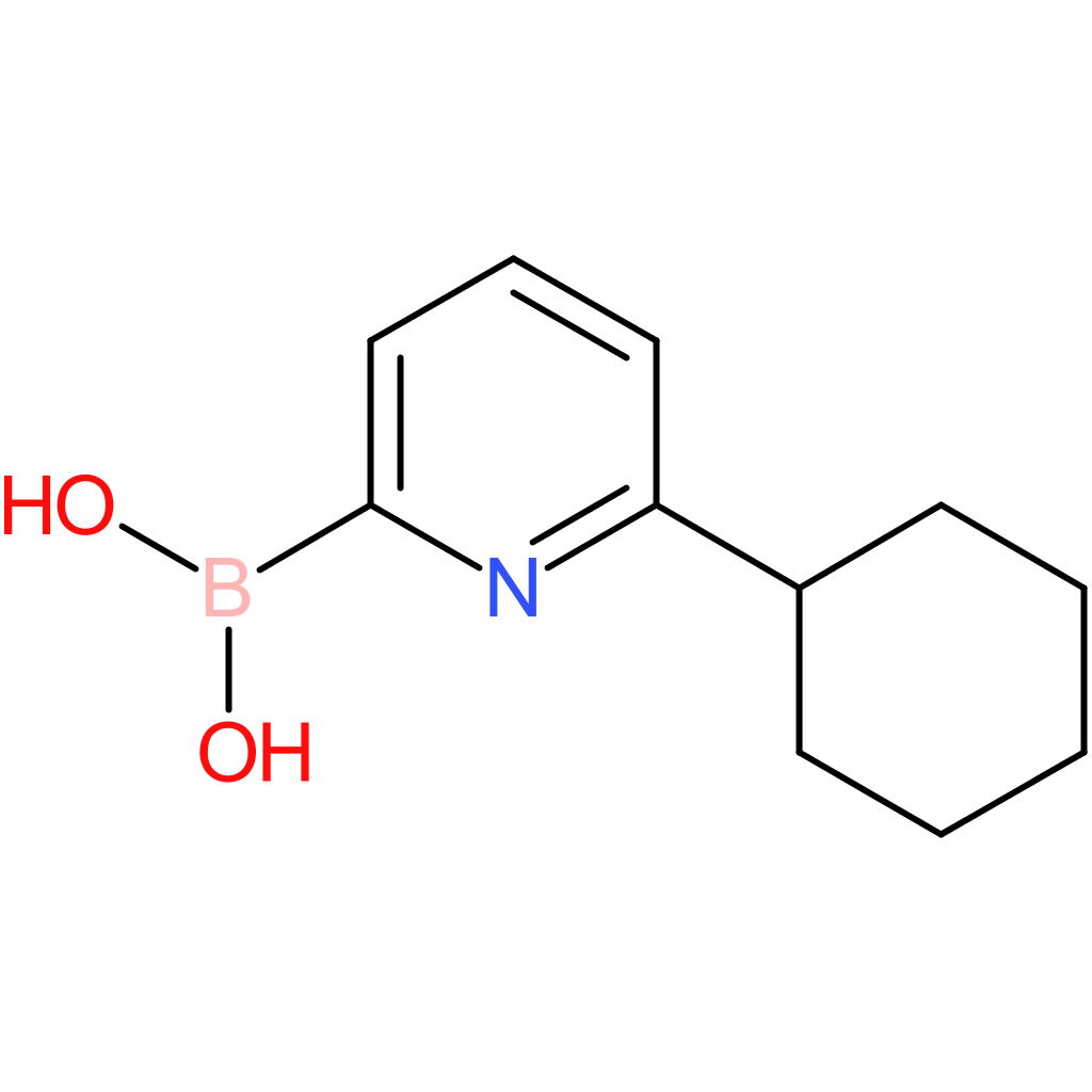 (6-cyclohexylpyridin-2-yl)boronic acid