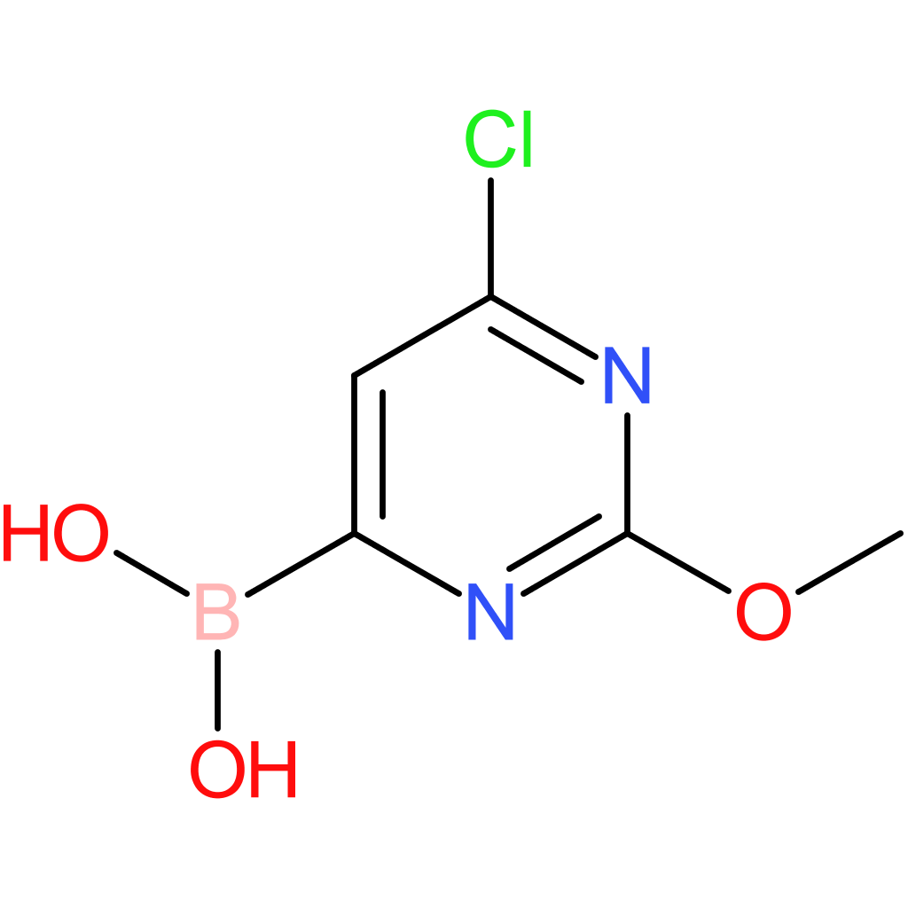 2-methoxy-6-chloropyrimidine-4-boronic acid
