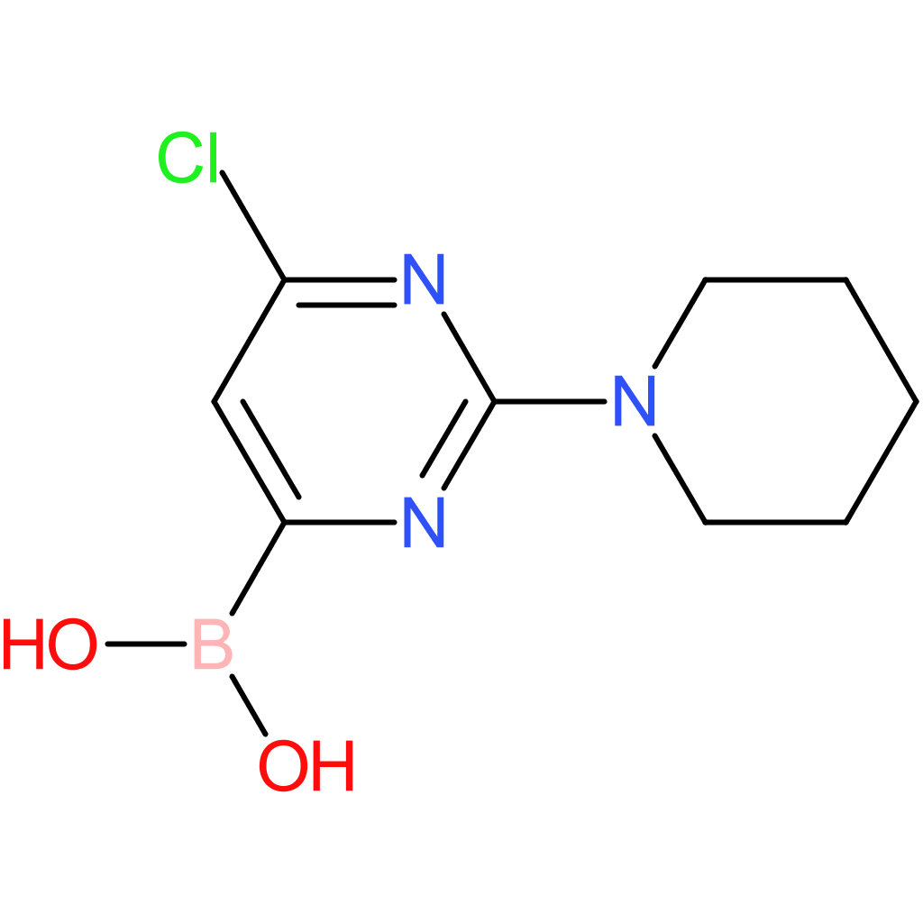 2-(piperidin-1-yl)-6-chloropyrimidine-4-boronic acid