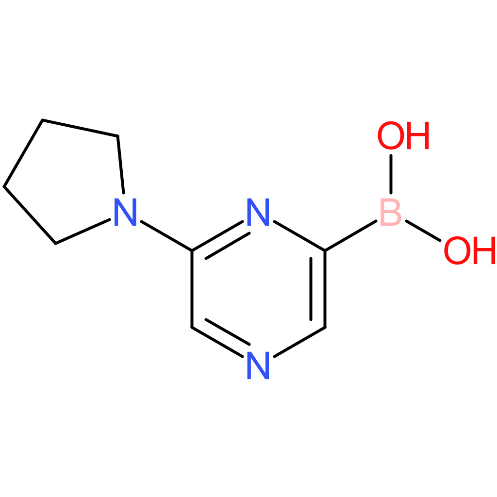 6-(pyrrolidin-1-yl)pyrazine-2-boronic acid